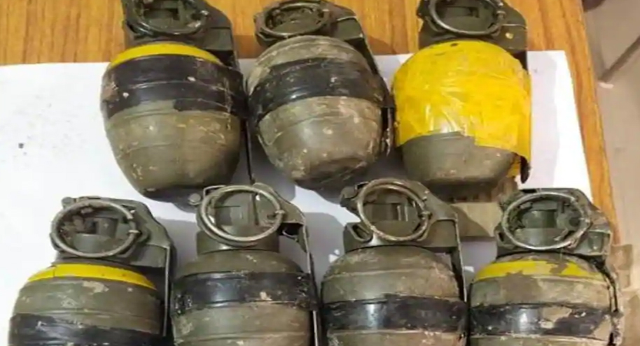 Shots fired at Pak drone near Punjab border. 11 Pak-made grenades seized