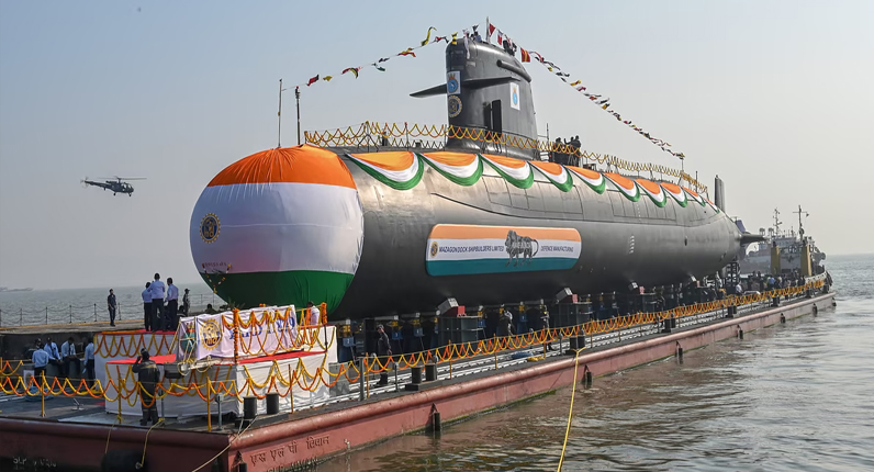 Indian Navy's fifth Scorpene class submarine 'Vagir' launched