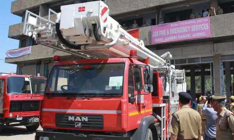 Major upgradation of fire service apparatus in Srinagar