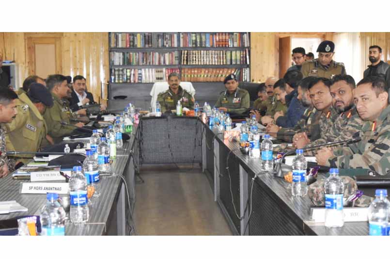 Security agencies discuss Israel-Palestine crisis in review meeting at J-K's Srinagar