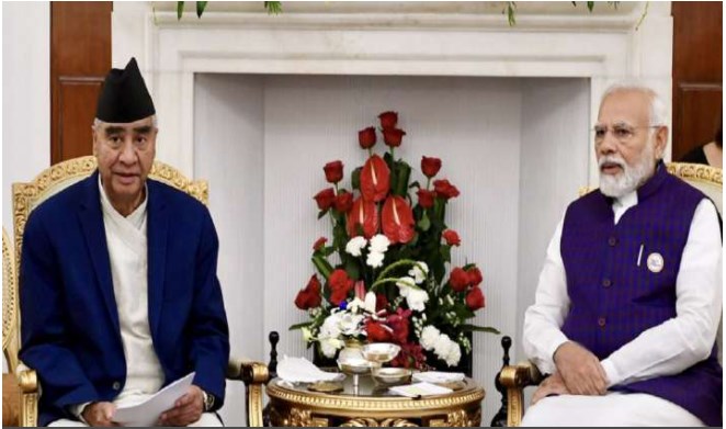 PM Modi, Nepalese PM Deuba flag off India-Nepal rail link, Nepalese RuPay