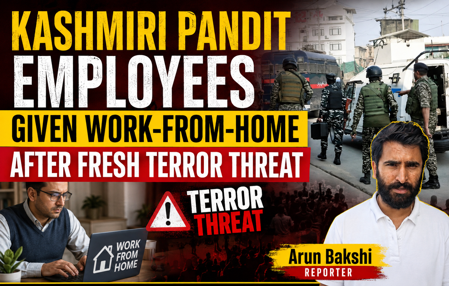 आतंकवाद की नई धमकी के बाद कश्मीरी पंडित कर्मचारियों को ' work-from-home की सुविधा