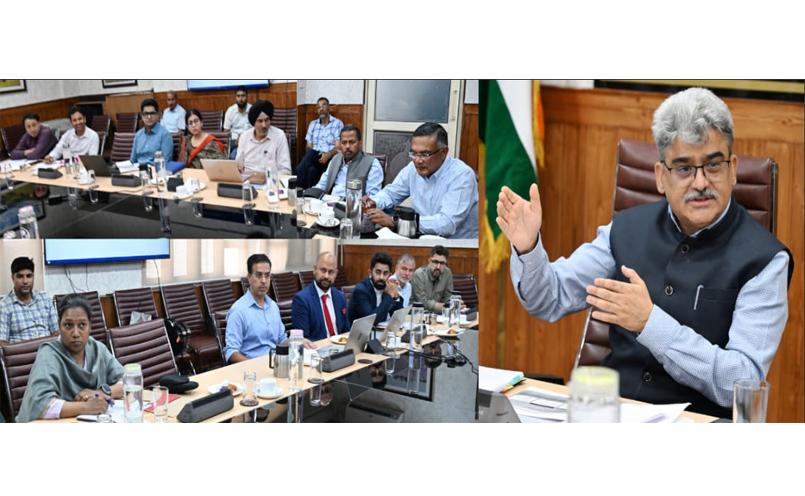 Chief Secretary assess the preliminary draft for Public-Private Partnership Policy