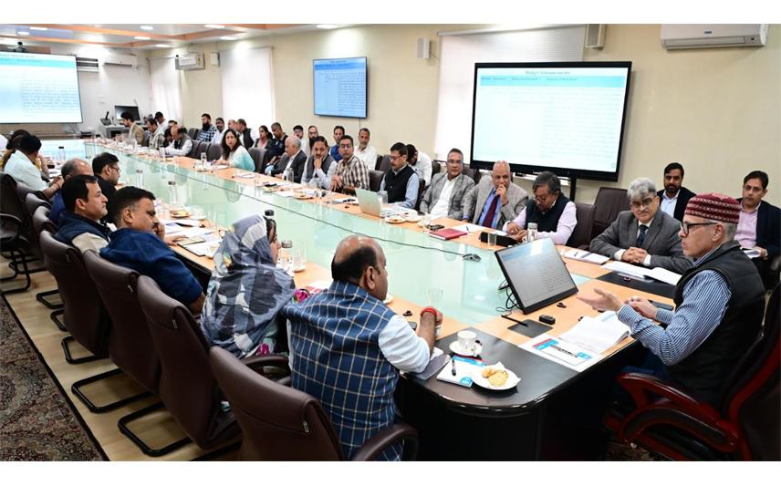 CM Omar Abdullah chairs meeting to review status of implementation of Budget announcements & key initiatives