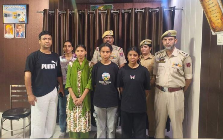 Srinagar Police recovers 3 minor girls from Amritsar within 72 hours