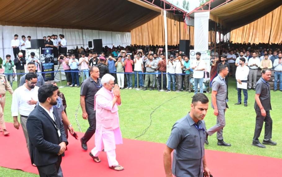 Jammu Kashmir embodies harmony and brotherhood: LG Manoj Sinha