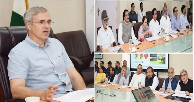 CM Omar Abdullah reviews drainage system of Srinagar city