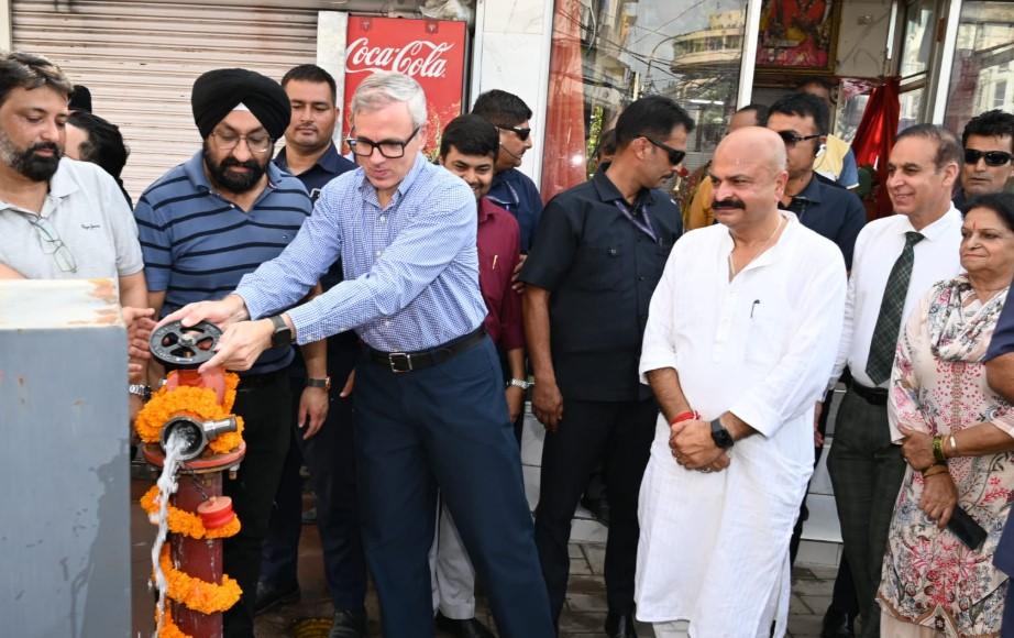 CM Omar Abdullah inaugurates upgraded Residency Road–High Street in Jammu