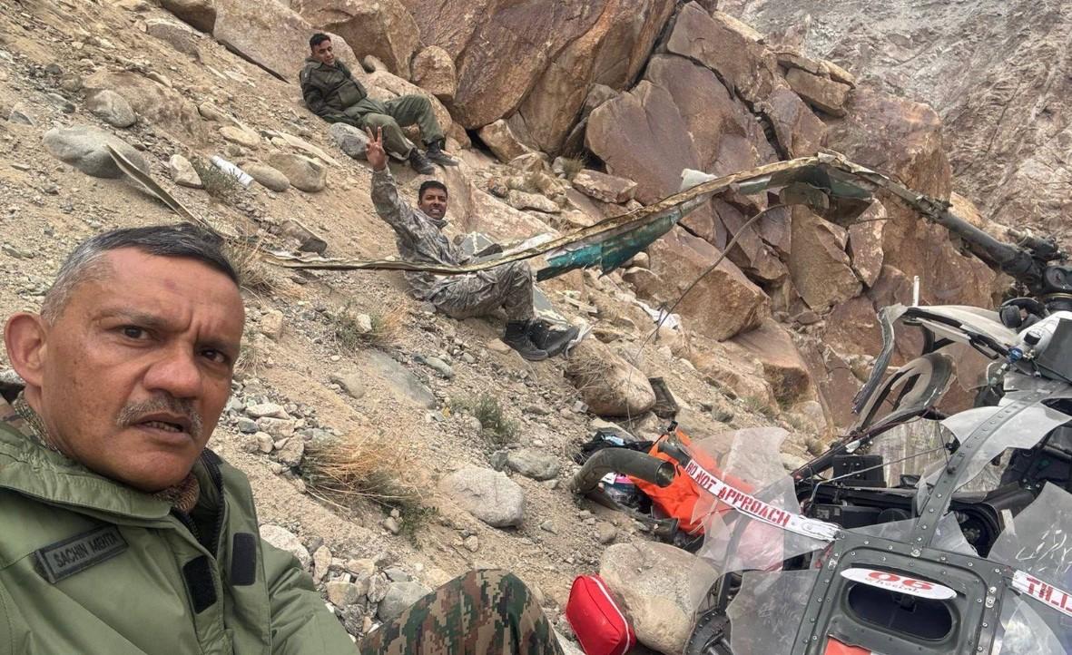 Major Gen among 3 injured in Army helicopter crash in Ladakh; probe ordered