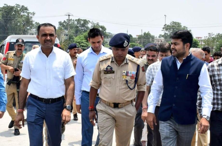 SANJY 2026: Div Com, IGP review arrangements at Bhagwati Nagar, Tawi River Front & Railway Station