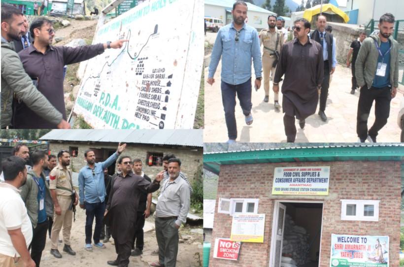 Satish Sharma visits Chandanwari took stock of preparedness for SANJY-2026