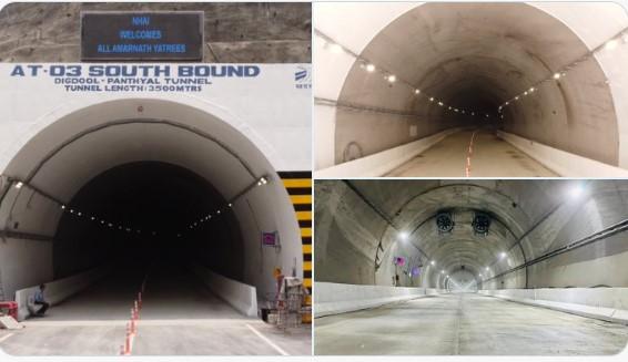 Union Minister Nitin Gadkari Announces Completion of Viaduct, Tunnel On NH-44 In J&K