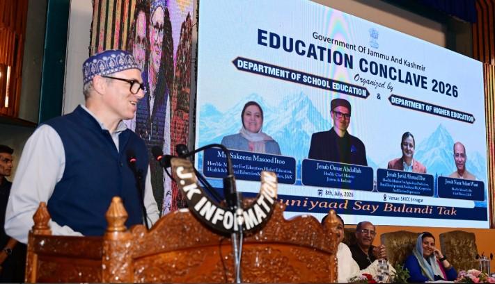 Education Conclave 2026: CM Omar Abdullah appoints 117 lecturers; waives tuition fee for AAY students