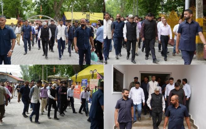 Chief Secretary reviews arrangements for Annual Mela Kheer Bhawani at Tulmulla