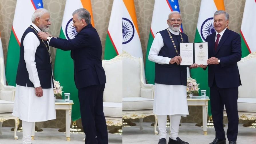 PM Modi conferred Uzbekistan's supreme state award on Tashkent visit