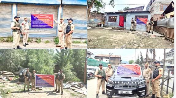 Police Attach Properties Worth Rs 6 Crore of Drug Peddlers in Srinagar