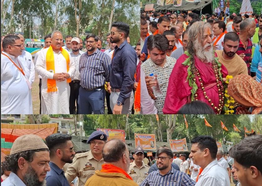 Shri Baba Budha Amarnath Ji Yatra; First batch of 2041 pilgrims accorded warm reception by District admin Rajouri