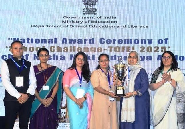 GHSS Dablehar brings National Honour to J&K with TOFEI School Challenge 2025 Award