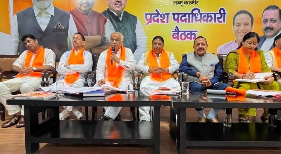 BJP gears up for its National President Nitin Nabin’s J&K visit
