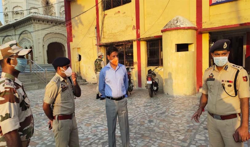 IGP , Jammu Zone visits vital installations in Jammu City to review security setup