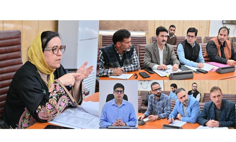 Sakeena Itoo reviews recruitment process of various departments, SKIMS