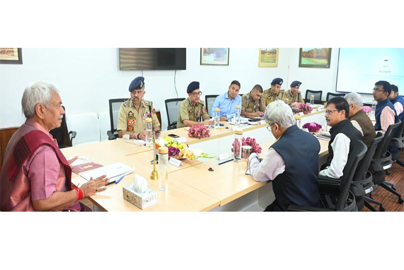 LG Manoj Sinha directs for comprehensive traffic management plan for Muharram and Shri Amarnath Ji Yatra