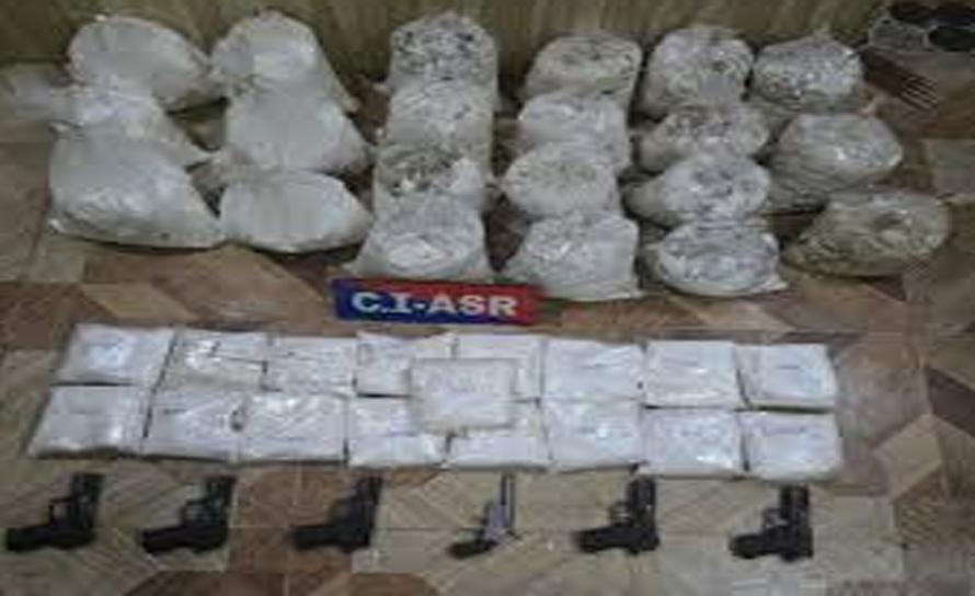 Punjab: Over 5 kg heroin, 10 weapons, recovered as cross-border arms, narcotics network unearthed