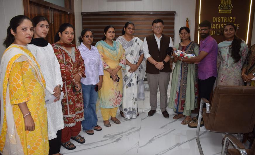 DM Udhampur hands over child to adoptive family, reaffirms commitment to child welfare