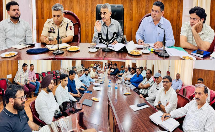 DC Doda reviews preparations for Annual Kailash Yatra 2026