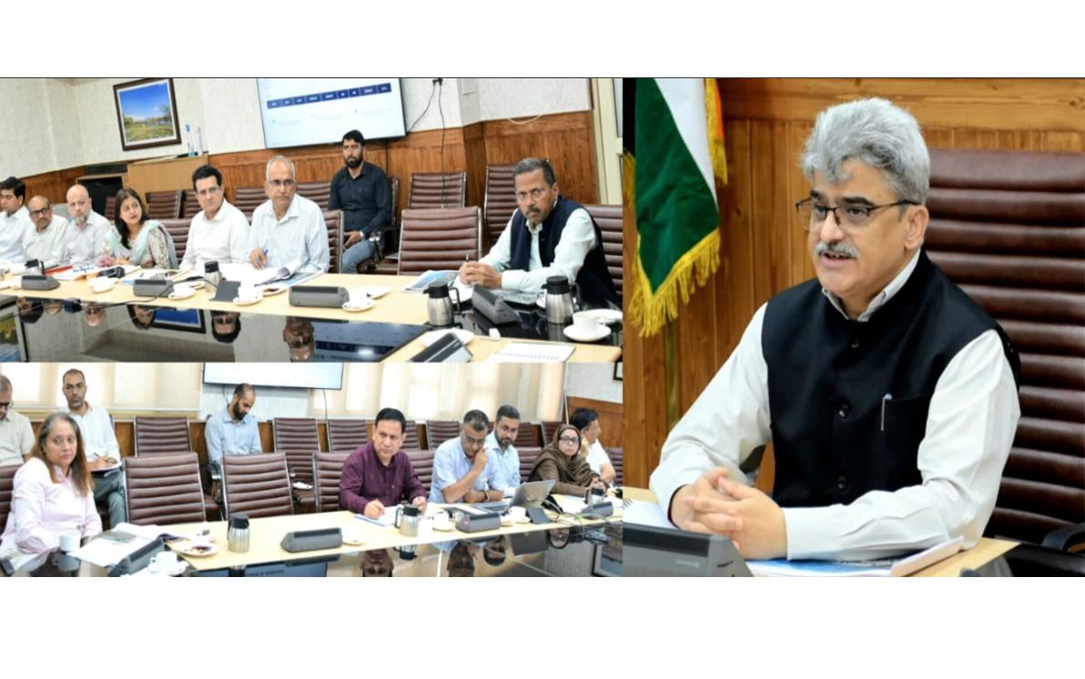 Chief Secretary reviews PMGSY progress in Jammu and Kashmir
