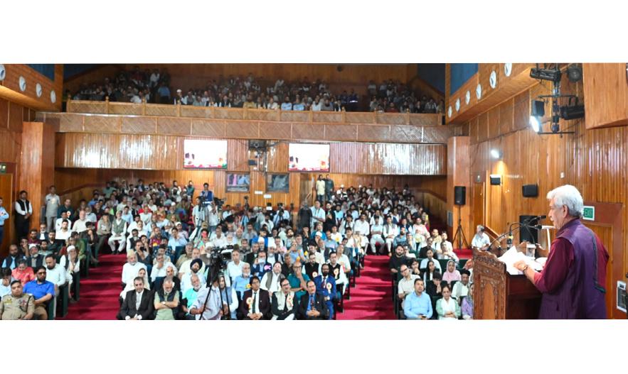 Literature and scholarship illuminate the human spirit and connect different eras: LG Manoj Sinha