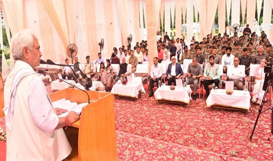 Lok Bhavan Jammu Kashmir Celebrated Gujarat and Maharashtra's Foundation Day
