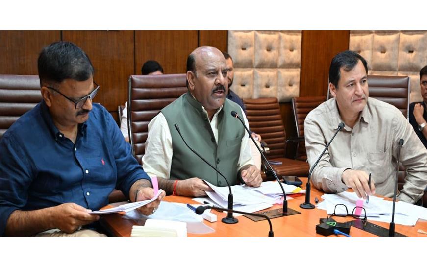 Deputy Chief Minister calls for time bound report on Gair Mumkin Khads