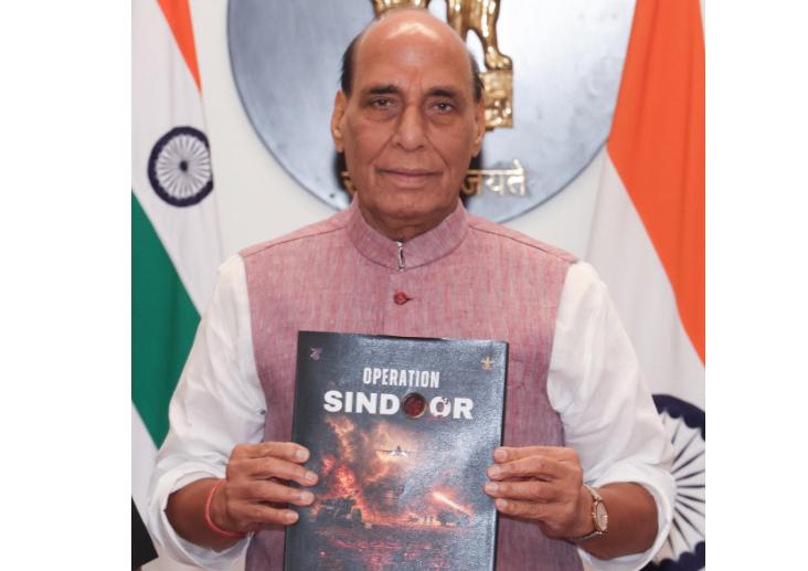 Rajnath releases volume on Op Sindoor with accounts of officers, aviators, other combatants