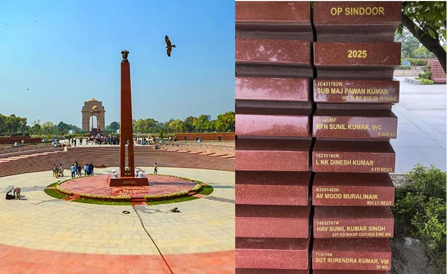 Six Operation Sindoor heroes' names added to National War Memorial