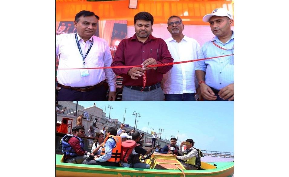 Boating facility inaugurated at Tawi River Front to welcome Shri Amarnath Yatra Pilgrims