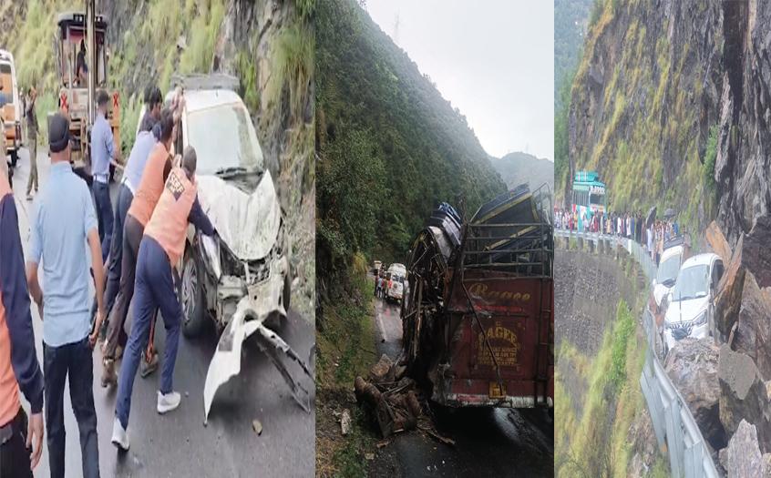 Landslides Wreak Havoc in Doda: 2 Dead, Several Hurt as Bus Hit by Rocks