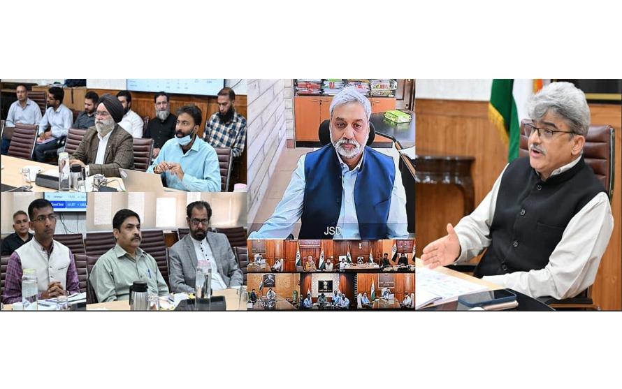 CS Reviews progress of digitization & modernization of land records in Jammu and Kashmir