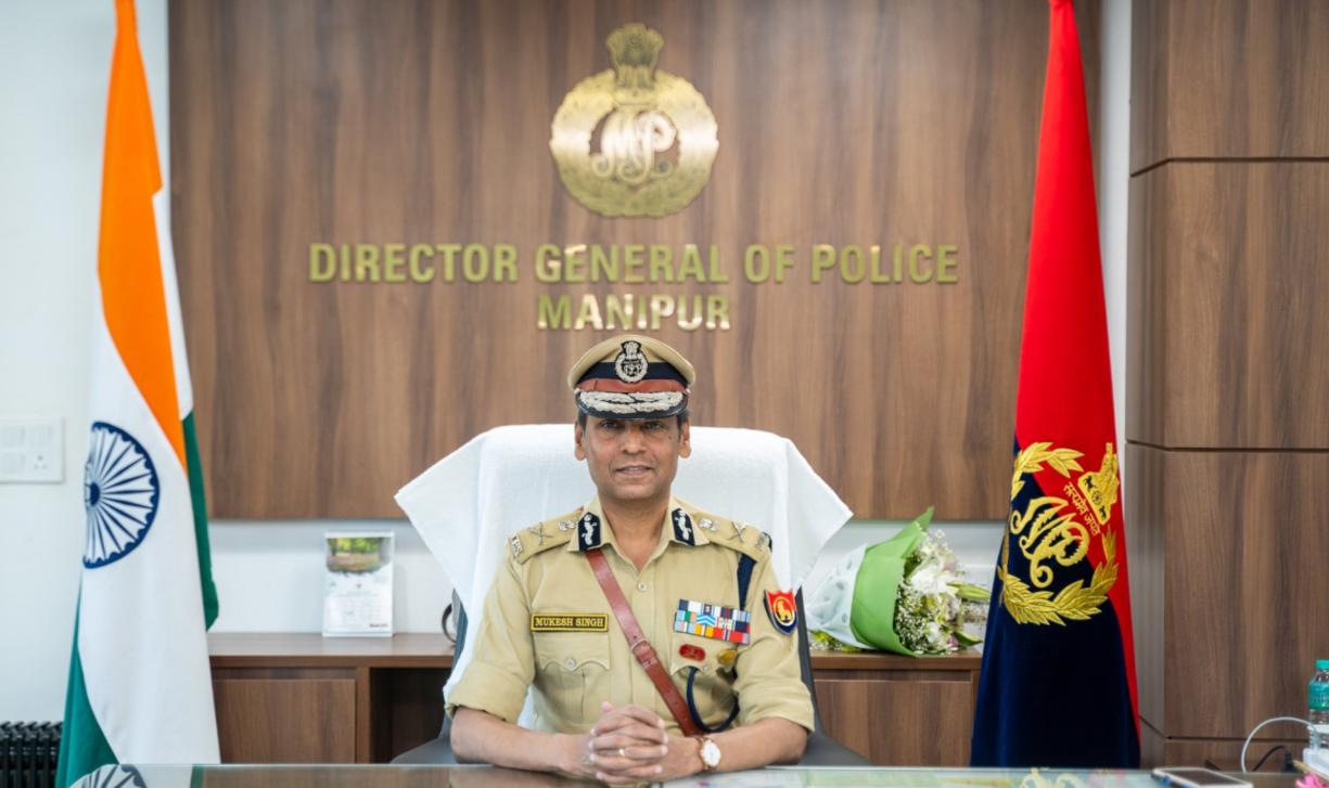 IPS officer Mukesh Singh takes charge as Manipur DGP