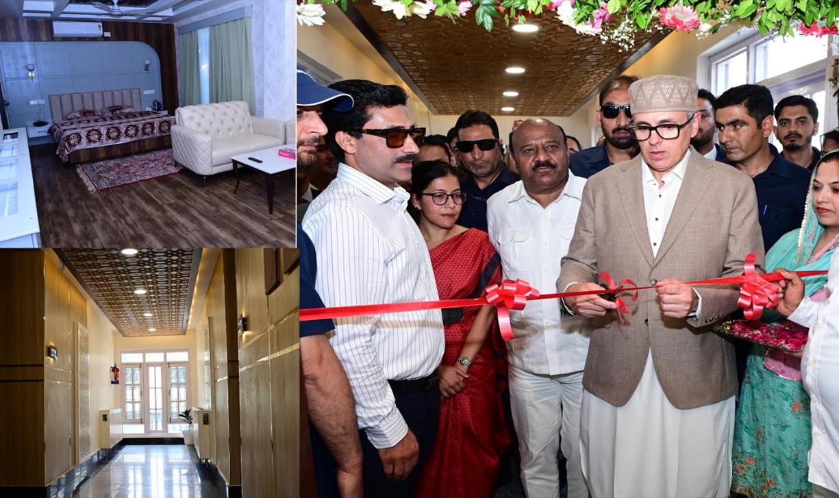 CM Omar Abdullah inaugurates additional accommodation block at Circuit House Church Lane
