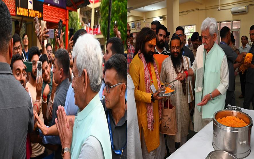 Lieutenant Governor reviews arrangements for pilgrims at Bhagwati Nagar Yatri Niwas