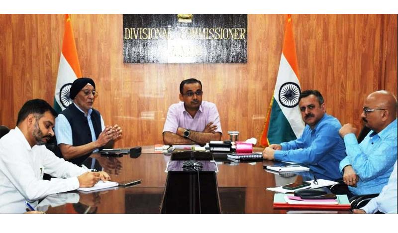 Div Com Jammu reviews implementation of PM Surya Ghar Muft Bijli Yojna