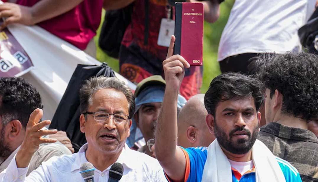 'Cockroach Janta Party' Holds Protest In Delhi, Sonam Wangchuk Joins