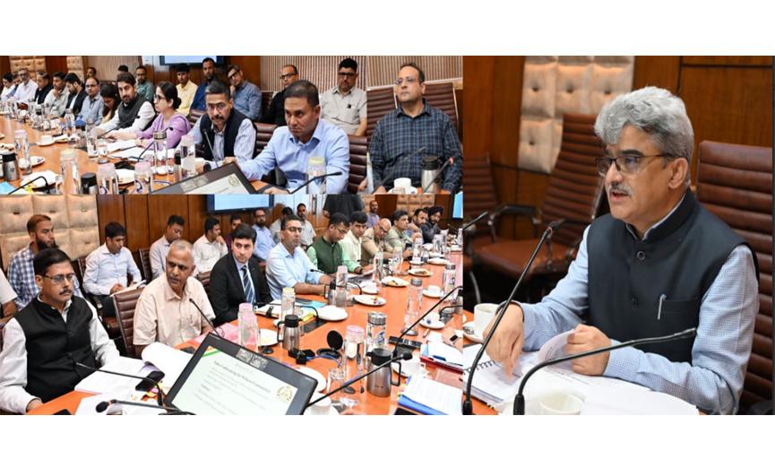 CS reviews J&K's Anti-Narcotics strategy at 18th UT-Level NCORD Meeting