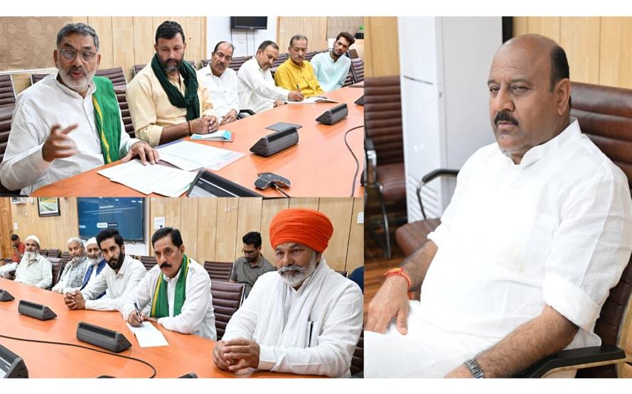 Deputy Chief Minister discusses farmers’ issues with Bharatiya Kisan Union delegation