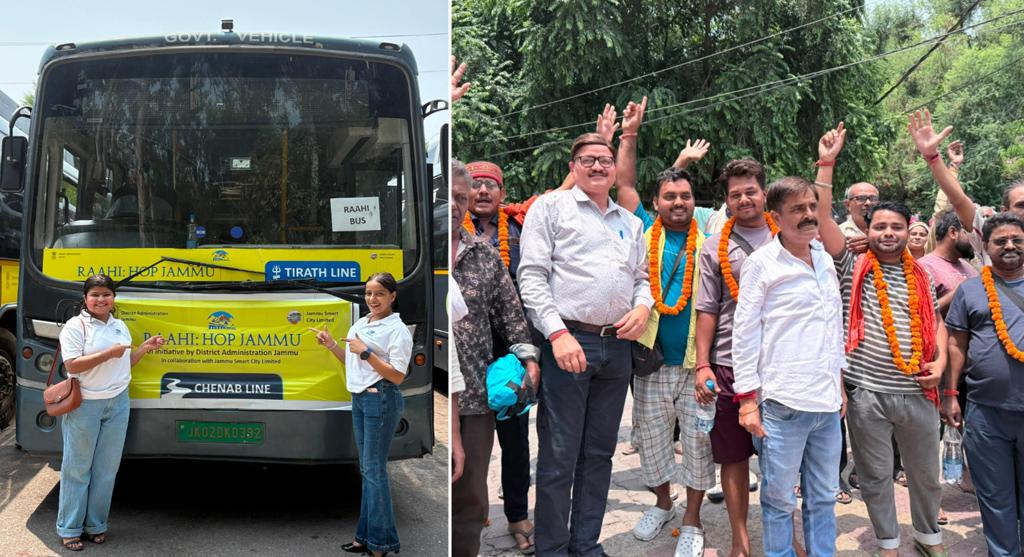 Amarnath Yatris take free ride on RAAHI: Hop Jammu buses along Chenab Line