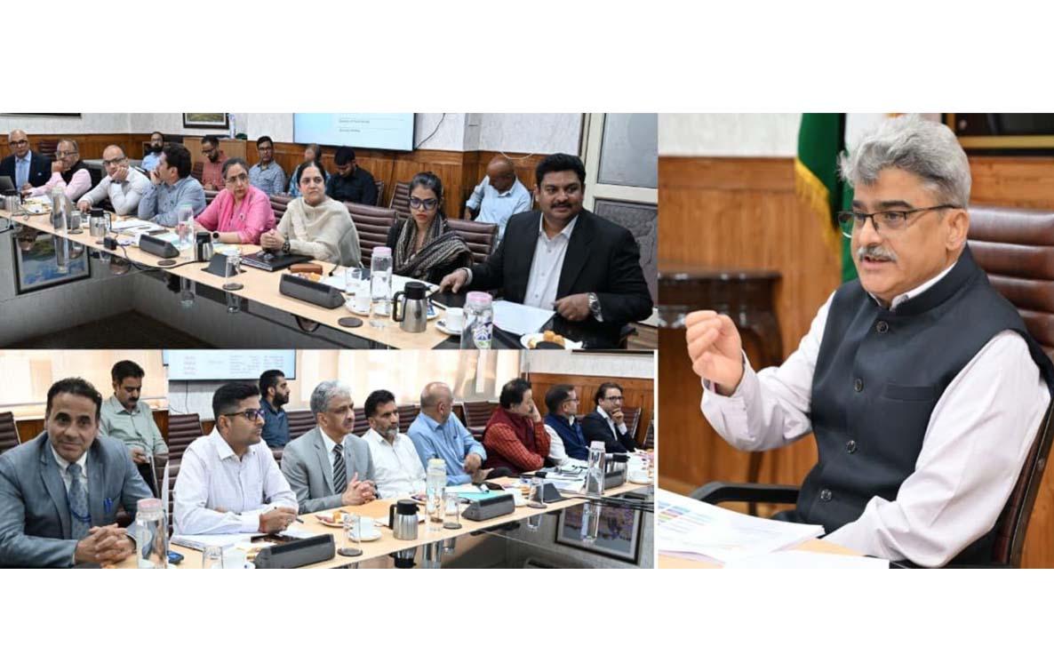CS reviews progress of health sector reforms in Jammu and Kashmir