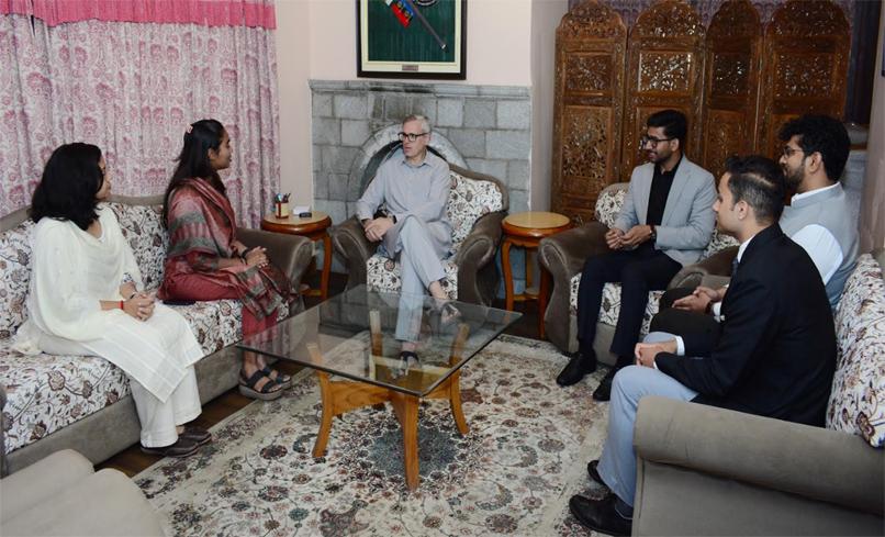 IAS probationers of AGMUT Cadre call on CM Omar Abdullah