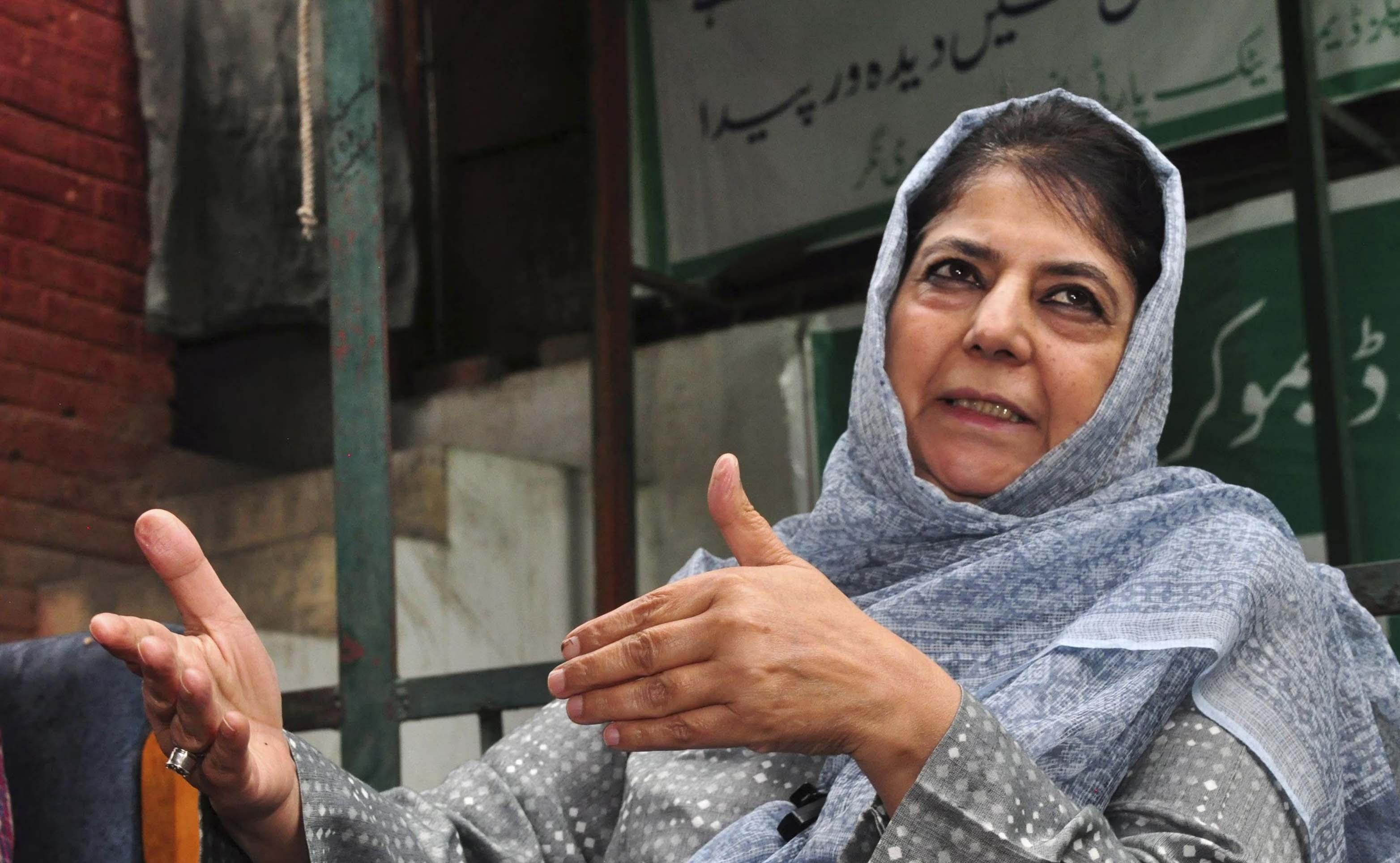 India should take the first step to de-escalate: Mehbooba Mufti